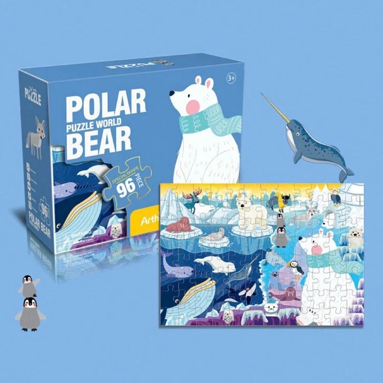 Polar Bear Puzzle 96 Pieces