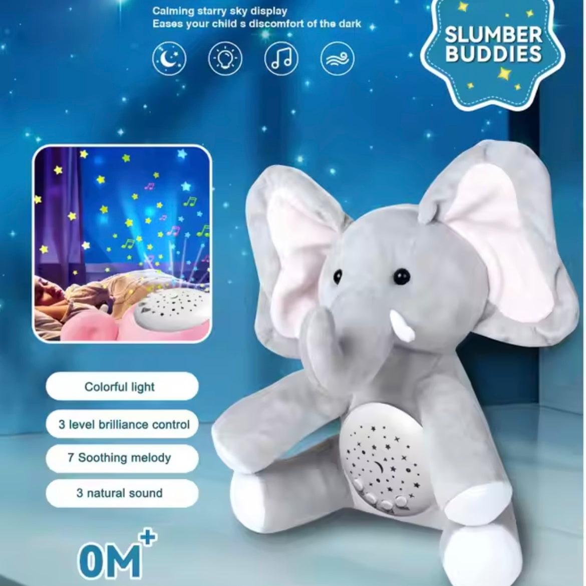 Projector Musical Elephant