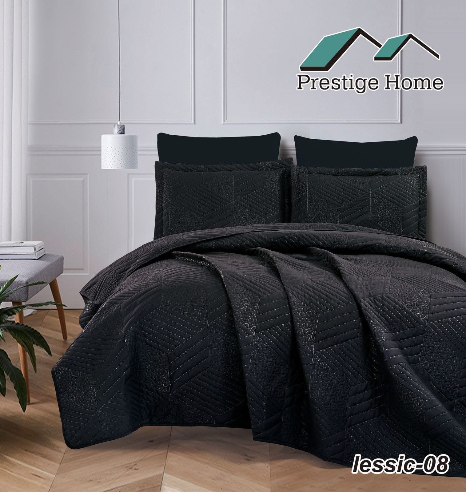 Lessic Bedspread 3 Pieces - Single