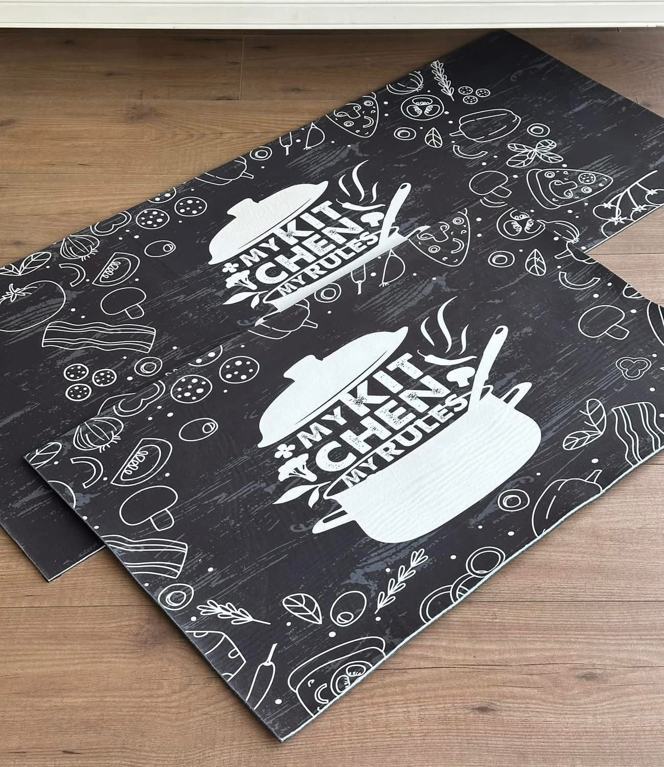 Indoor Rug Set My Kitchen My Rules