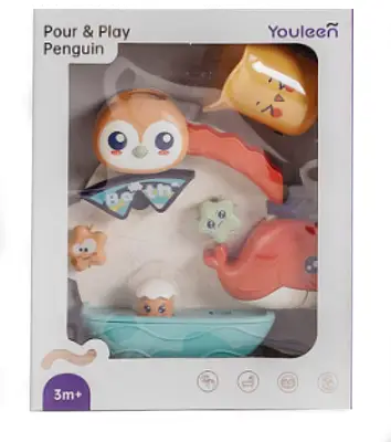Pour & Play Penguin Bath Toy Set