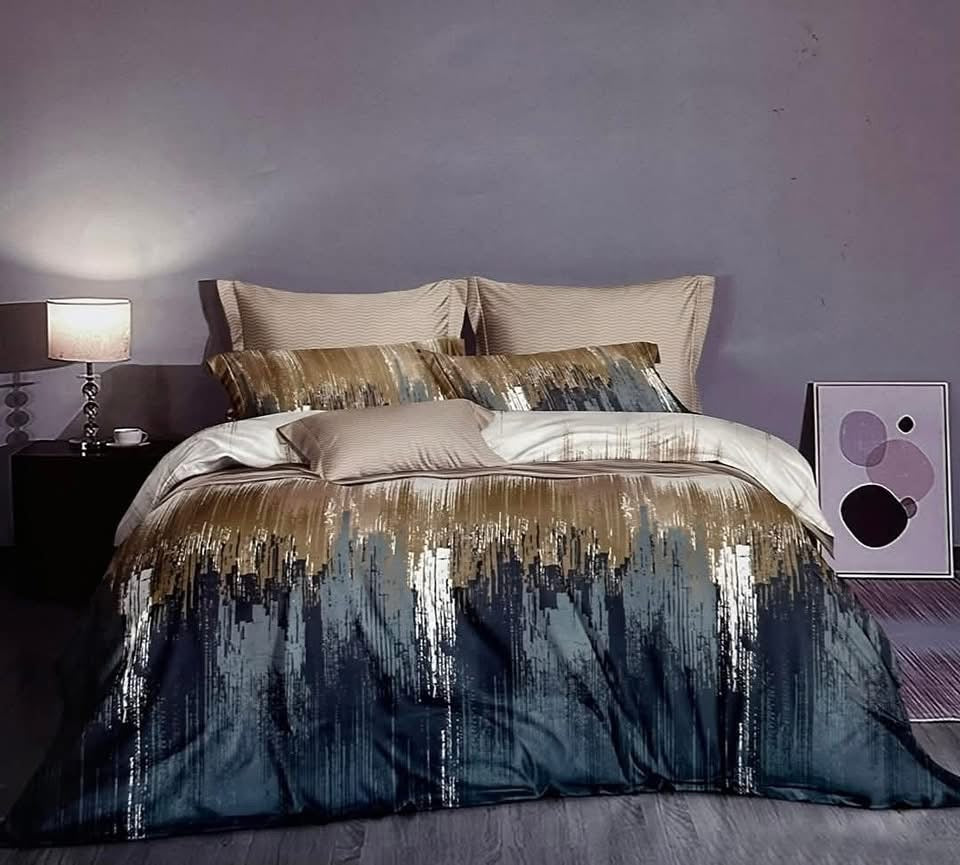 Urban Luxe Metallic Bedding Set - King