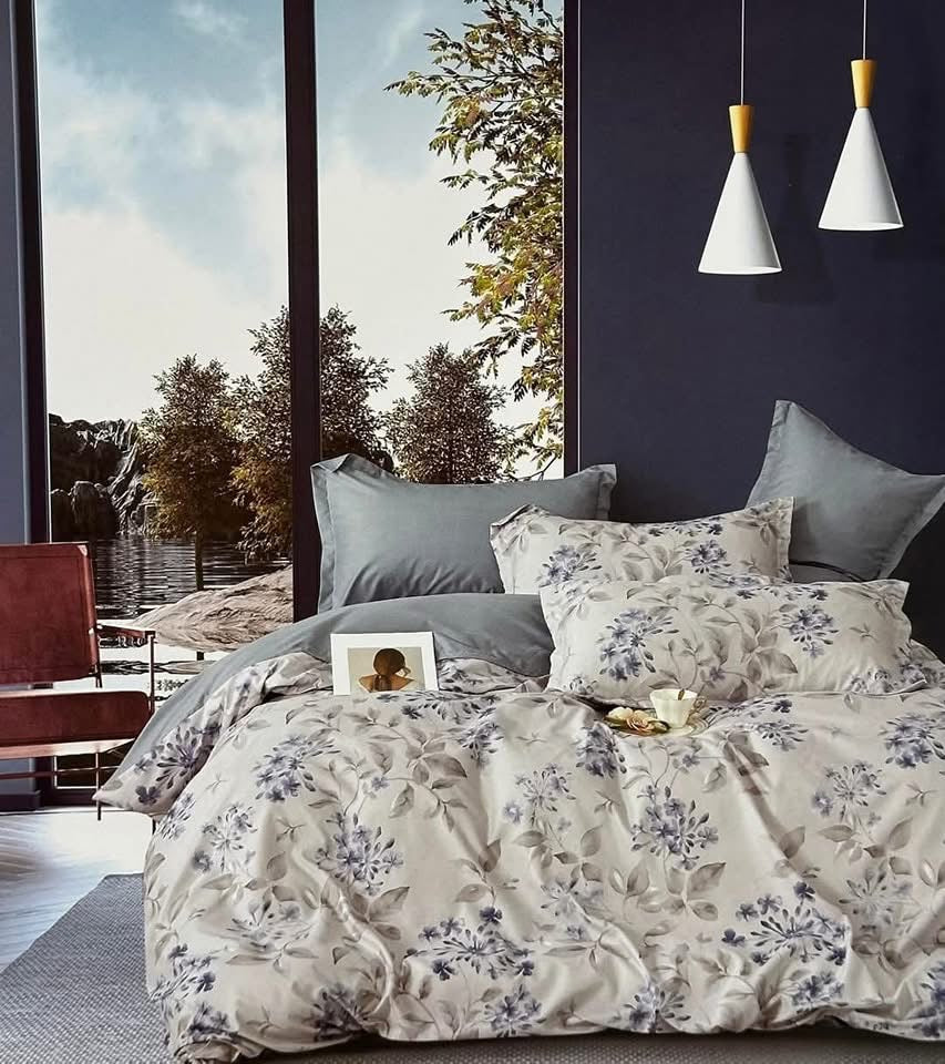 Lavender Whisper Botanical Bedding Set - King