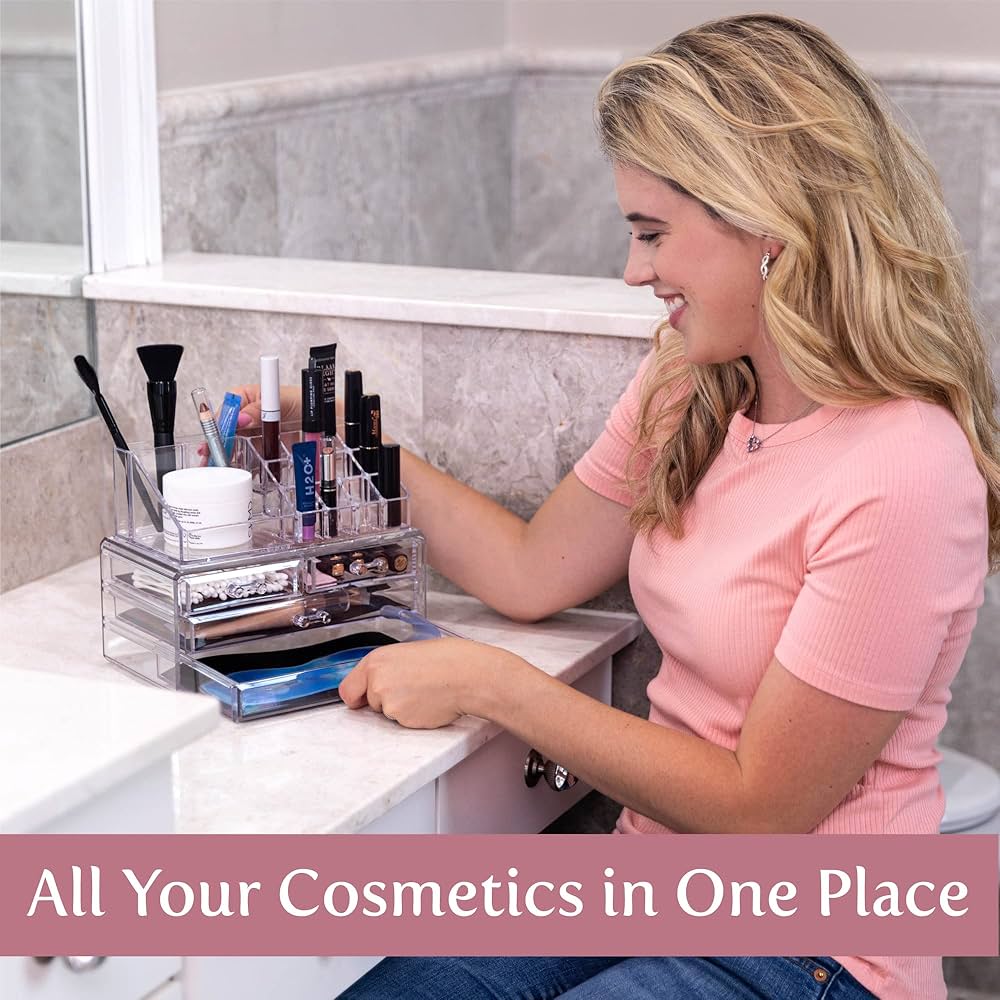 Acrylic Cosmetic Makeup Organizer