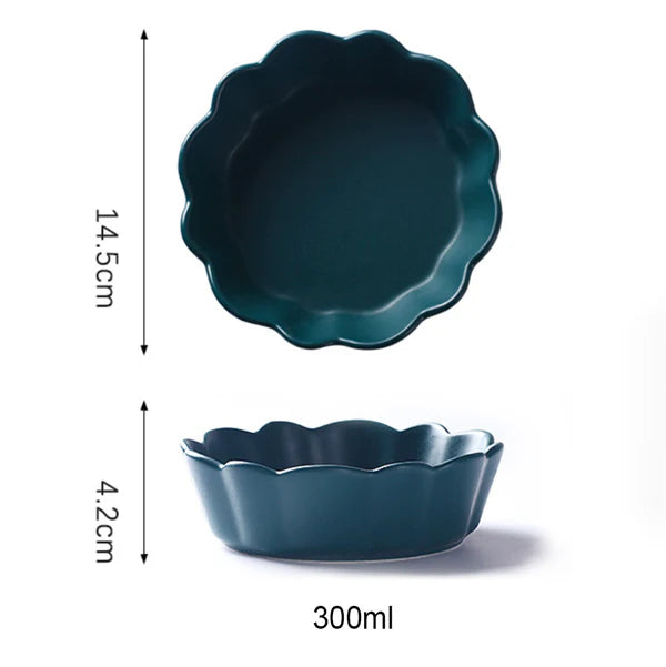 Round Ceramic Pie Plate