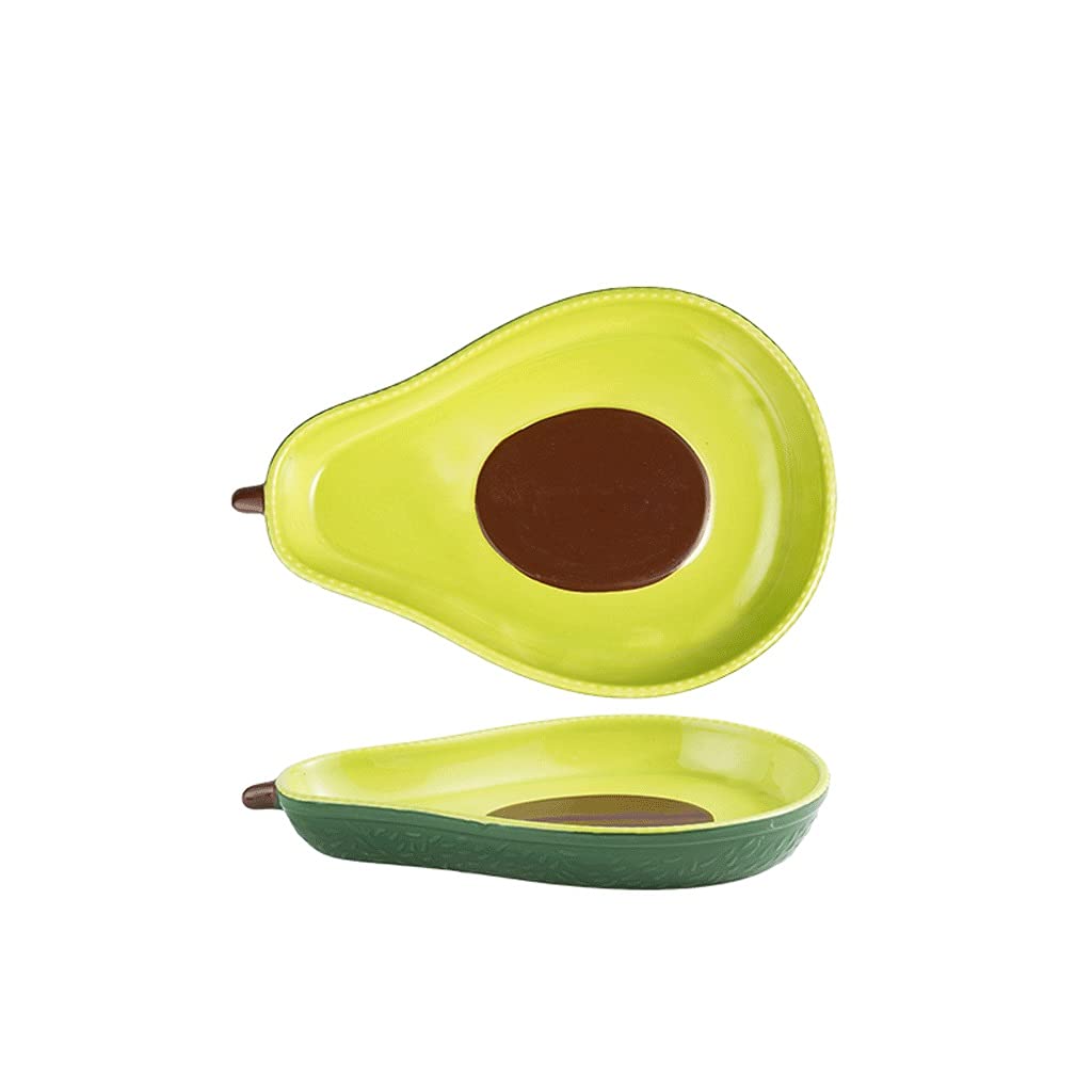 Avocado Charm Ceramic Plate