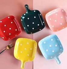 Blueberry Dot Mini Pan Plate
