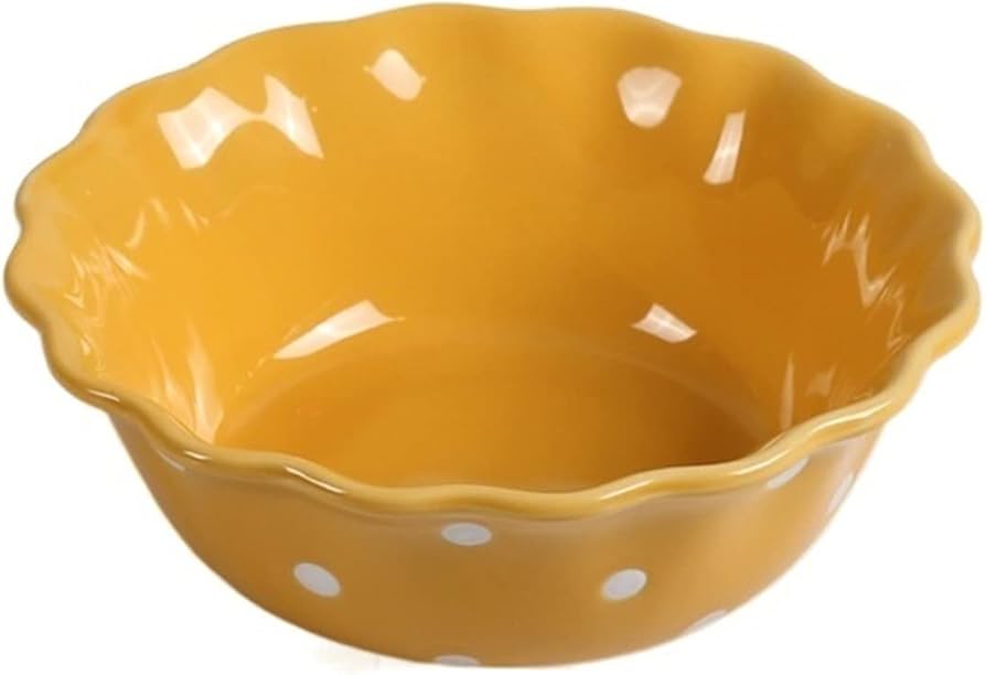 Polka Dot Ceramic Bowl