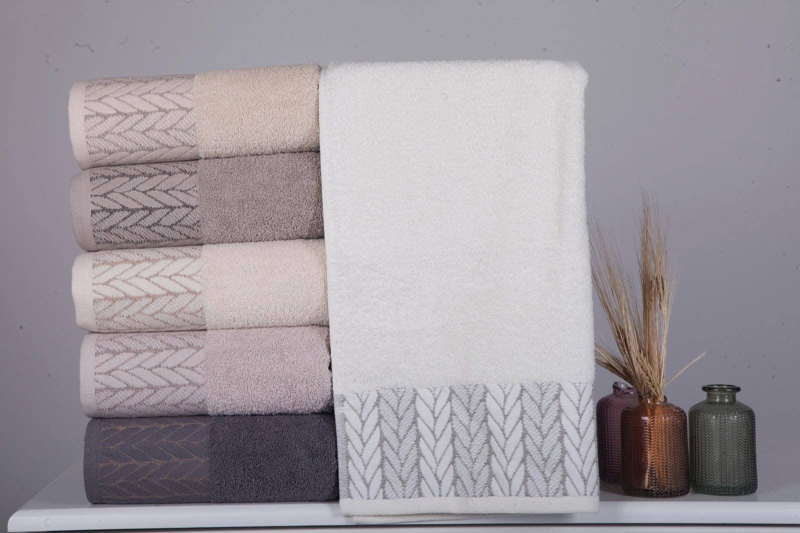 Chevron Terry Jacquard Towel - Medium