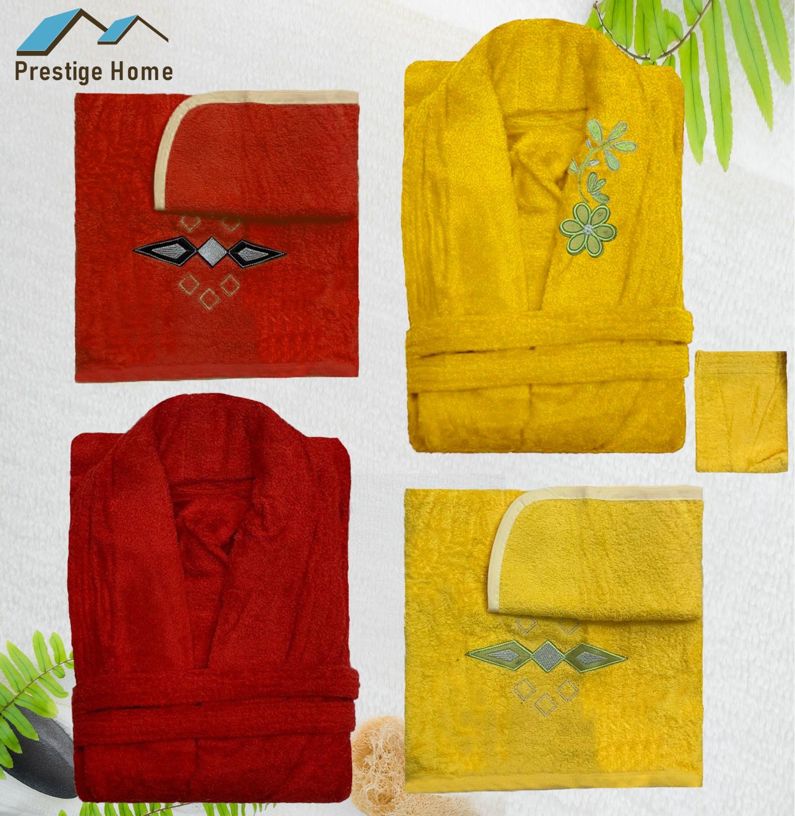 Hawaii Bathrobe Set - 7 pieces