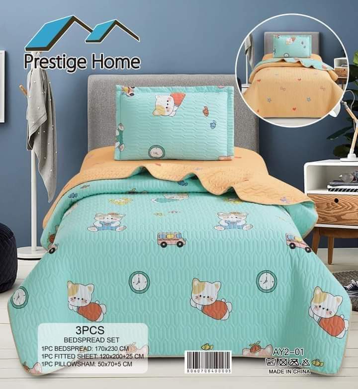 Cutie Bedspread 3 Pieces - Single