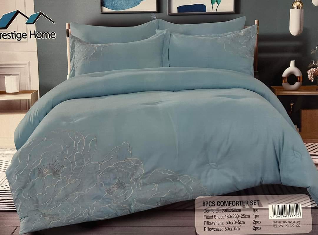 Embroidered Comforter - Double