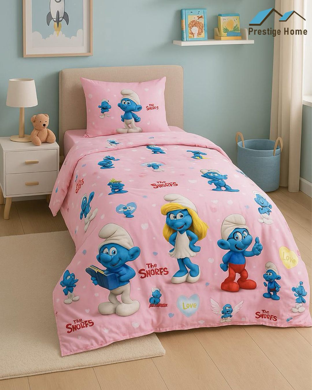 The Smurfs Kids Comforter - 3 Pieces