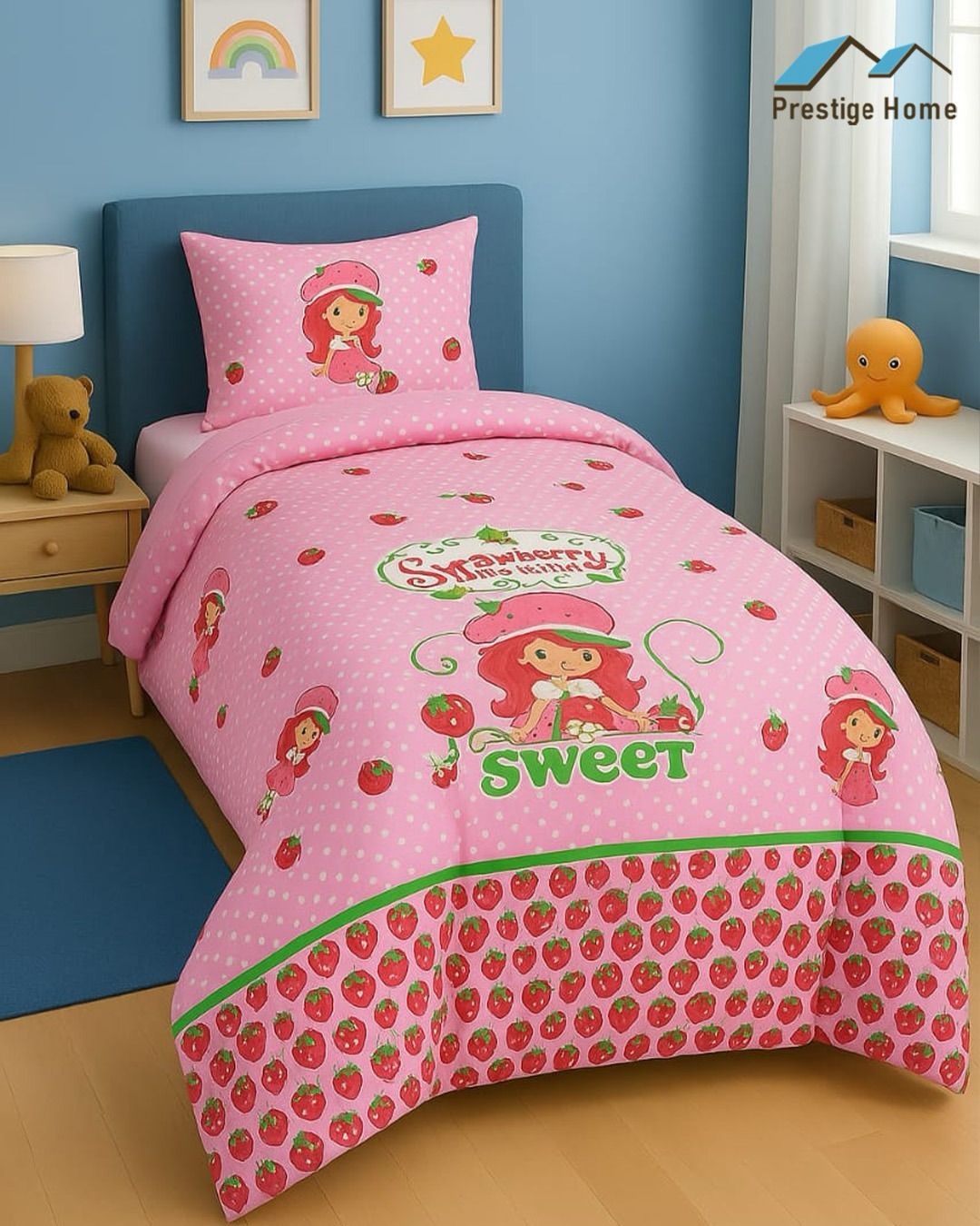 Strawberry Shortcake Kids Comforter - 3 Pieces