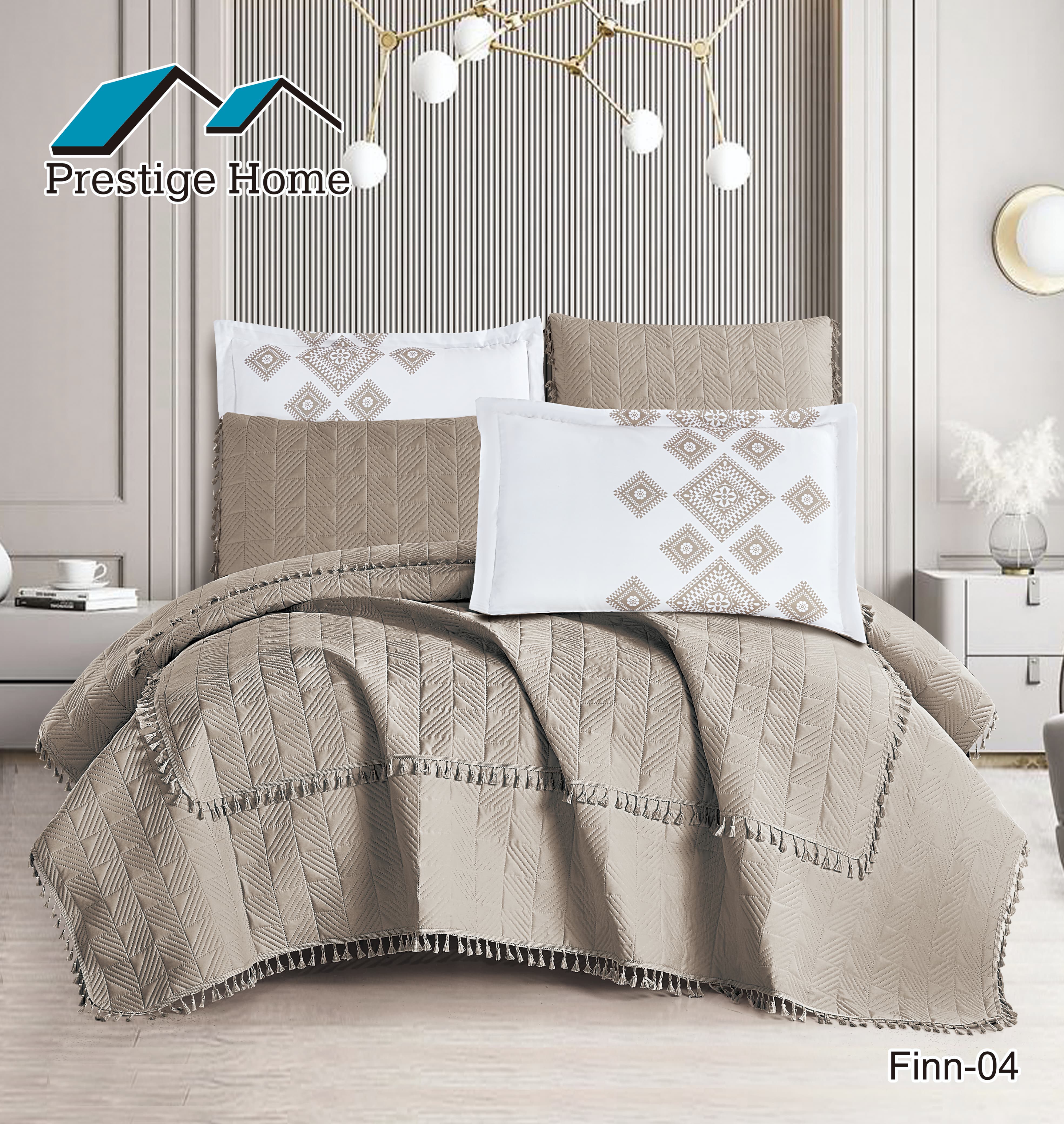 Finn Bedspread Set 6 Pieces - Double