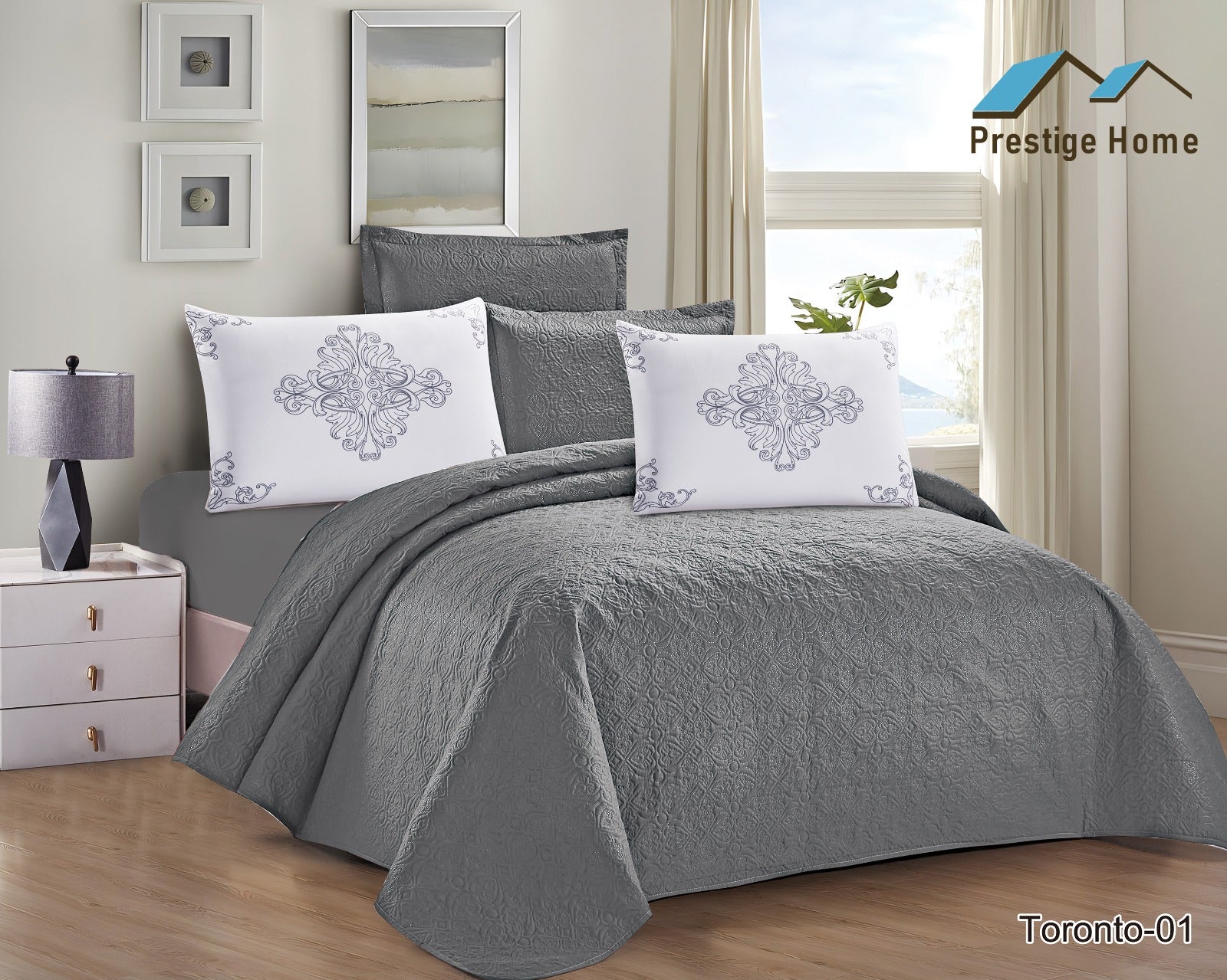 Toronto Bedspread Set - Single