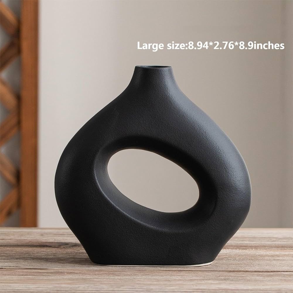 Eclipse Hollow Ceramic Vase