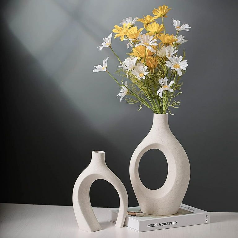 Intertwined Arches Ceramic Vase Set