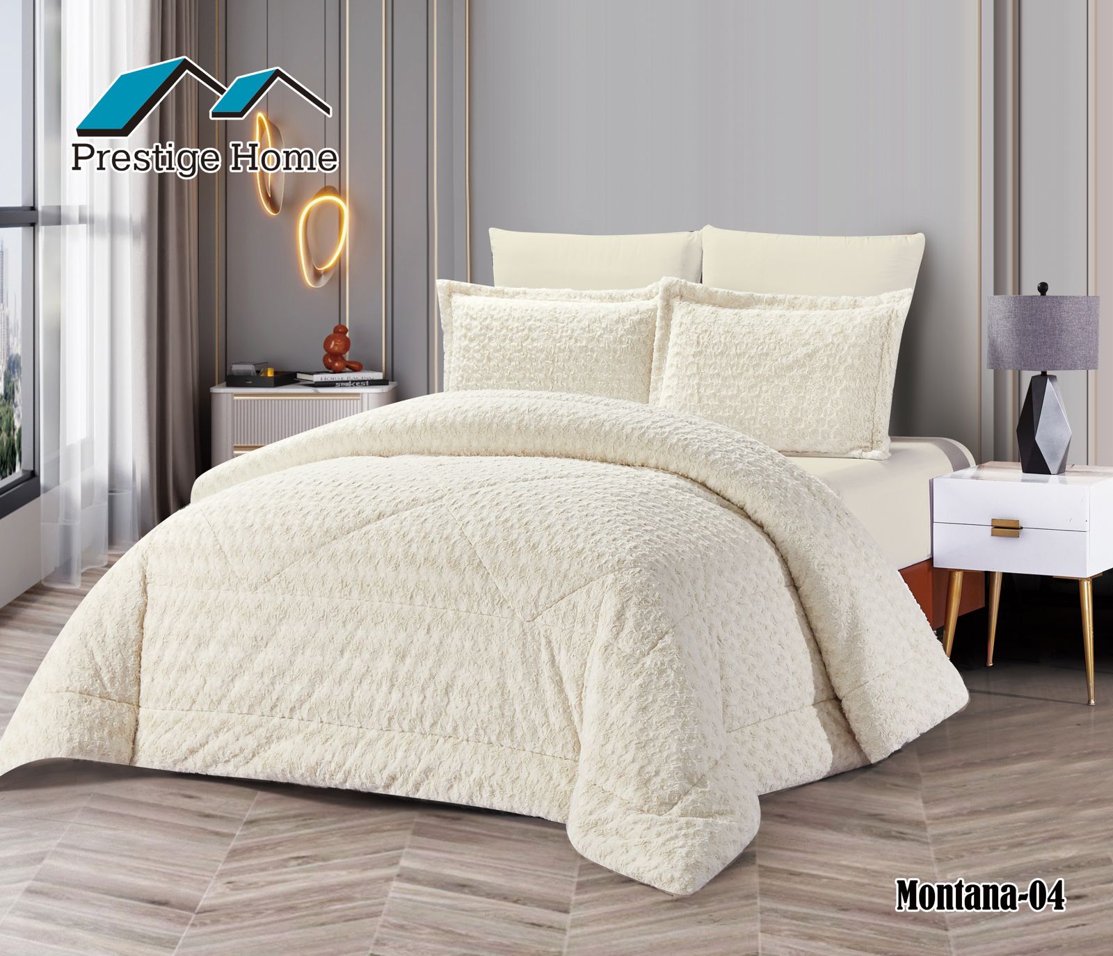 Montana Rabbit Comforter Set - Double
