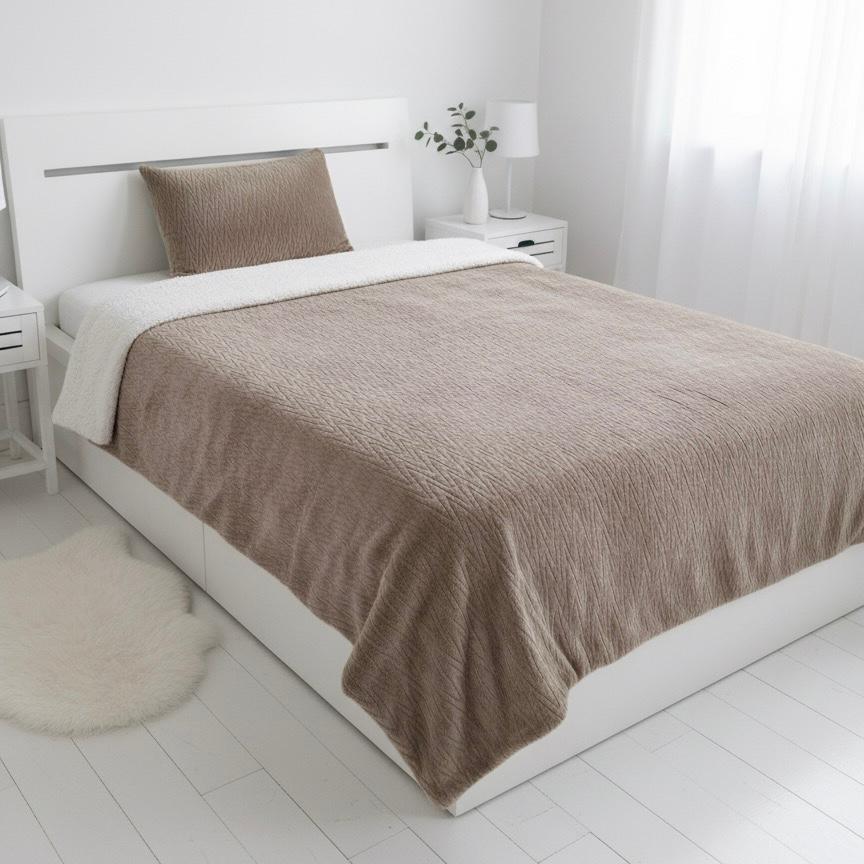 Flannel ZigZag Bedding Set - Single