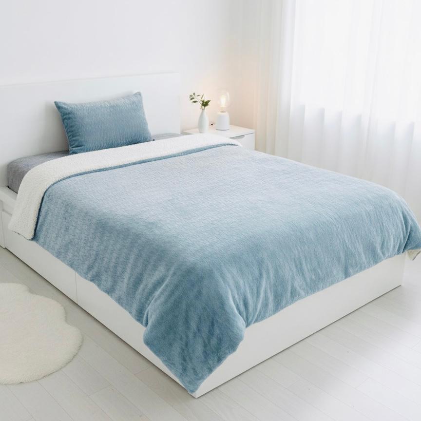 Flannel ZigZag Bedding Set - Single