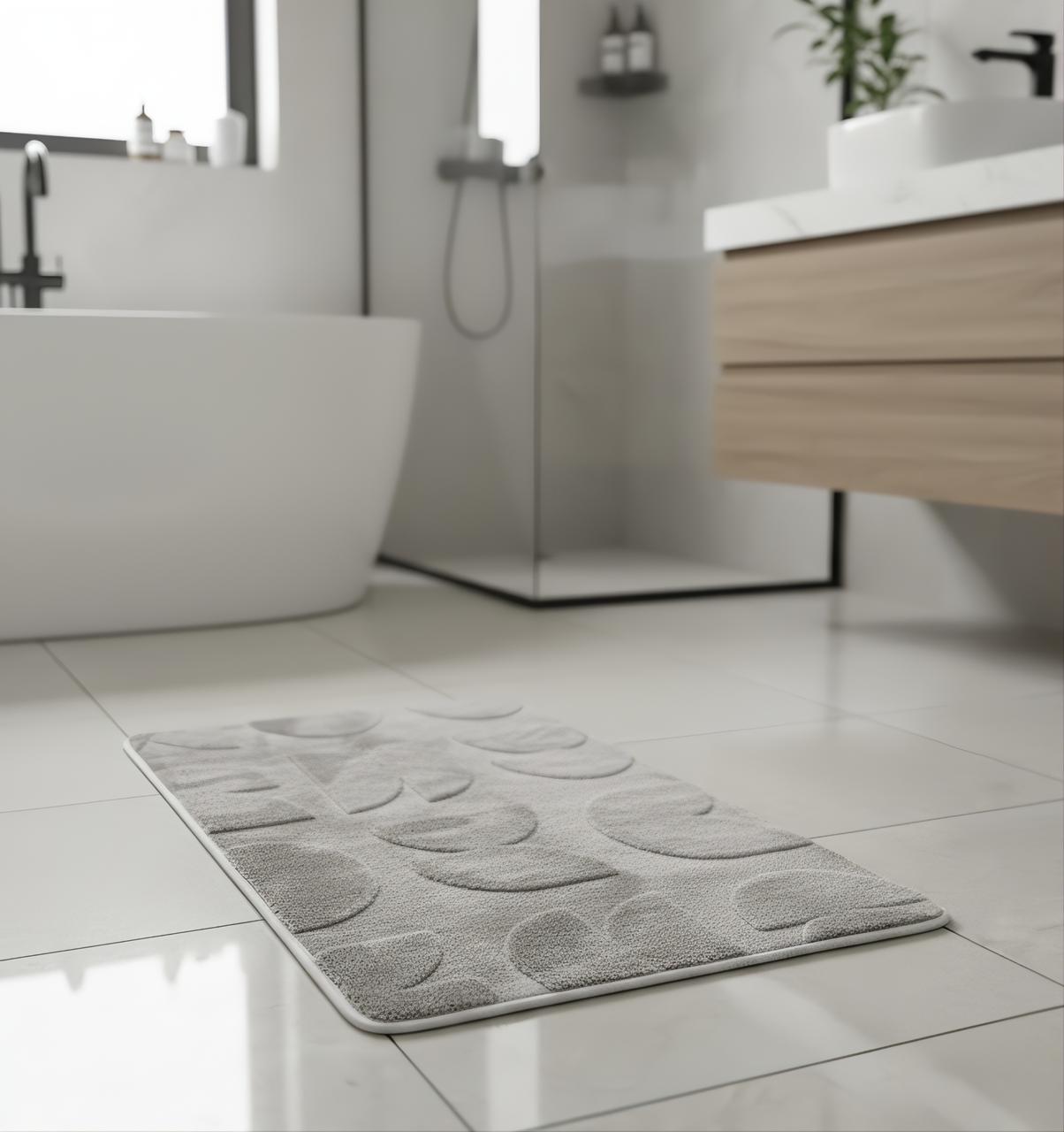 Pebble Touch Bathroom Mat - 60x100 cm