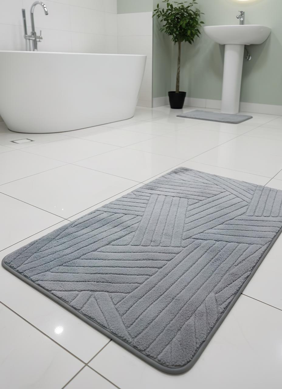 Zen Lines Bathroom Mat – 50×80 cm