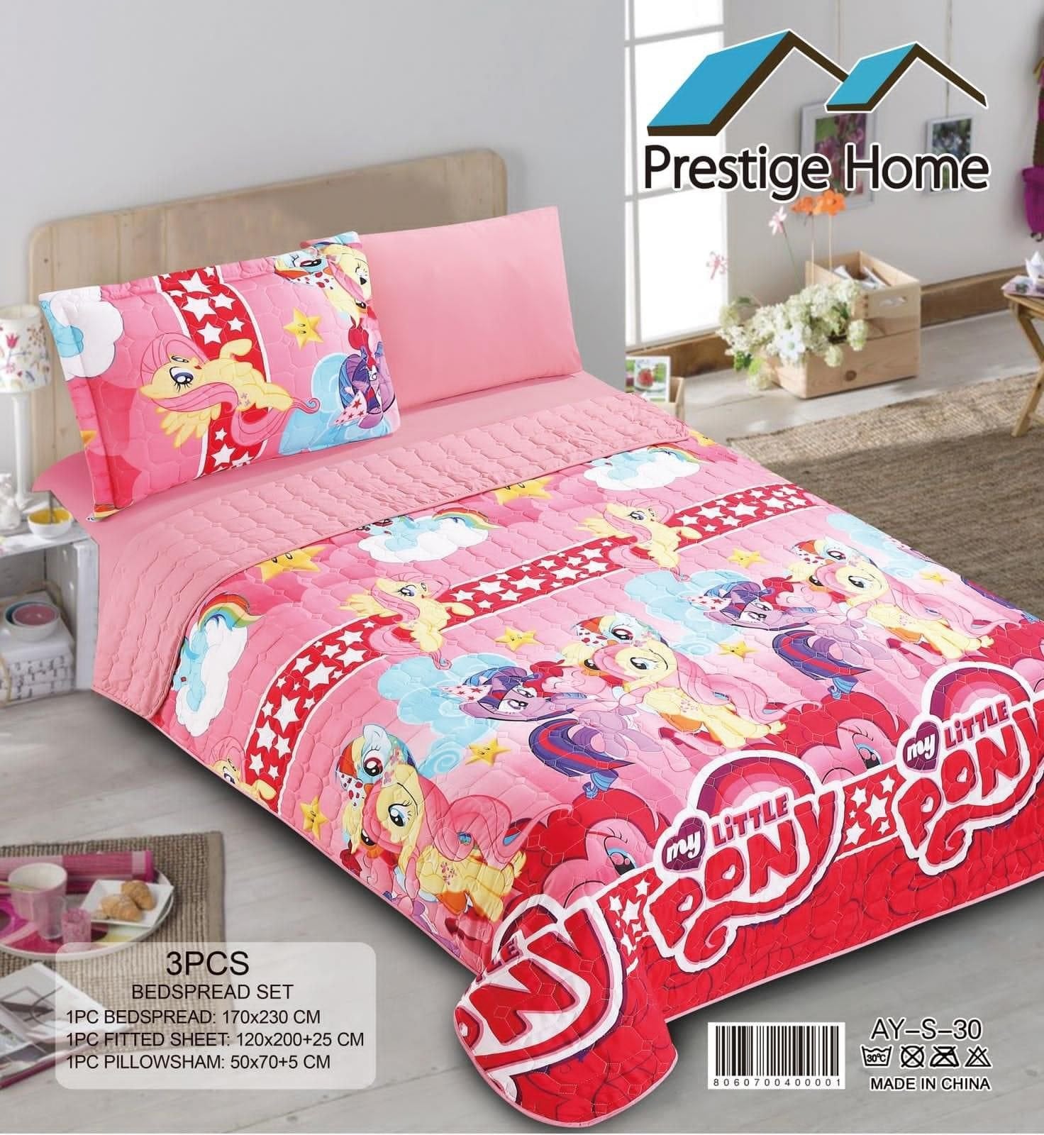 Little Pony Bedspread Single set - 3 pieces
