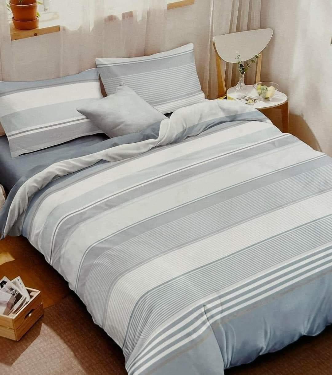 Coastal Stripes Duvet Cover Set - Double