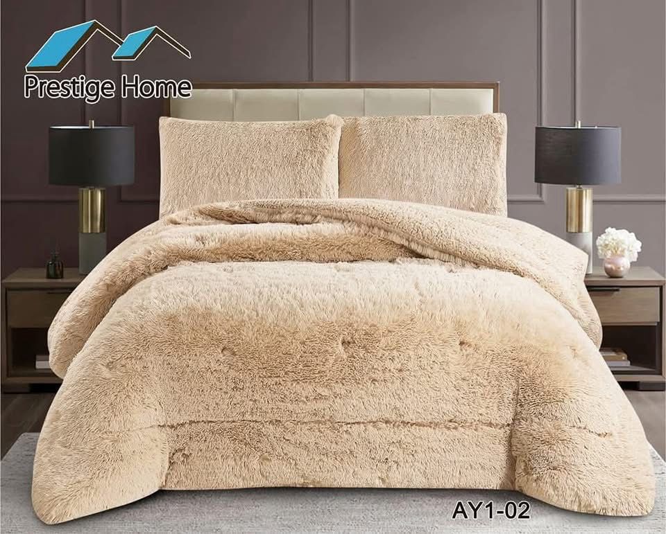 Shaggy Plain Comfort Set - Single