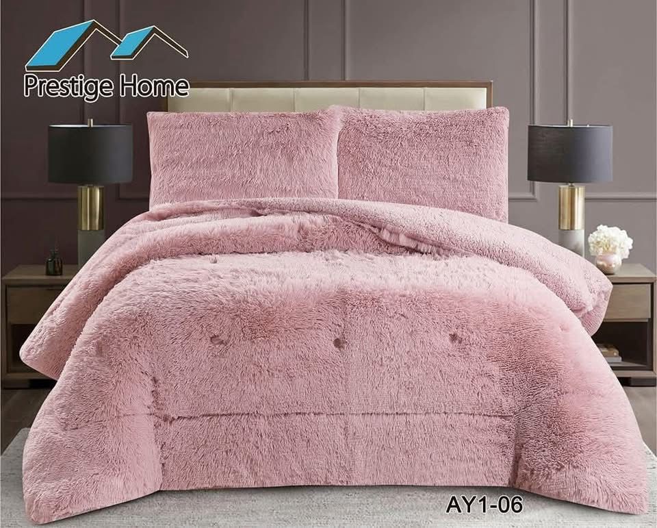 Shaggy Plain Comfort Set - Single