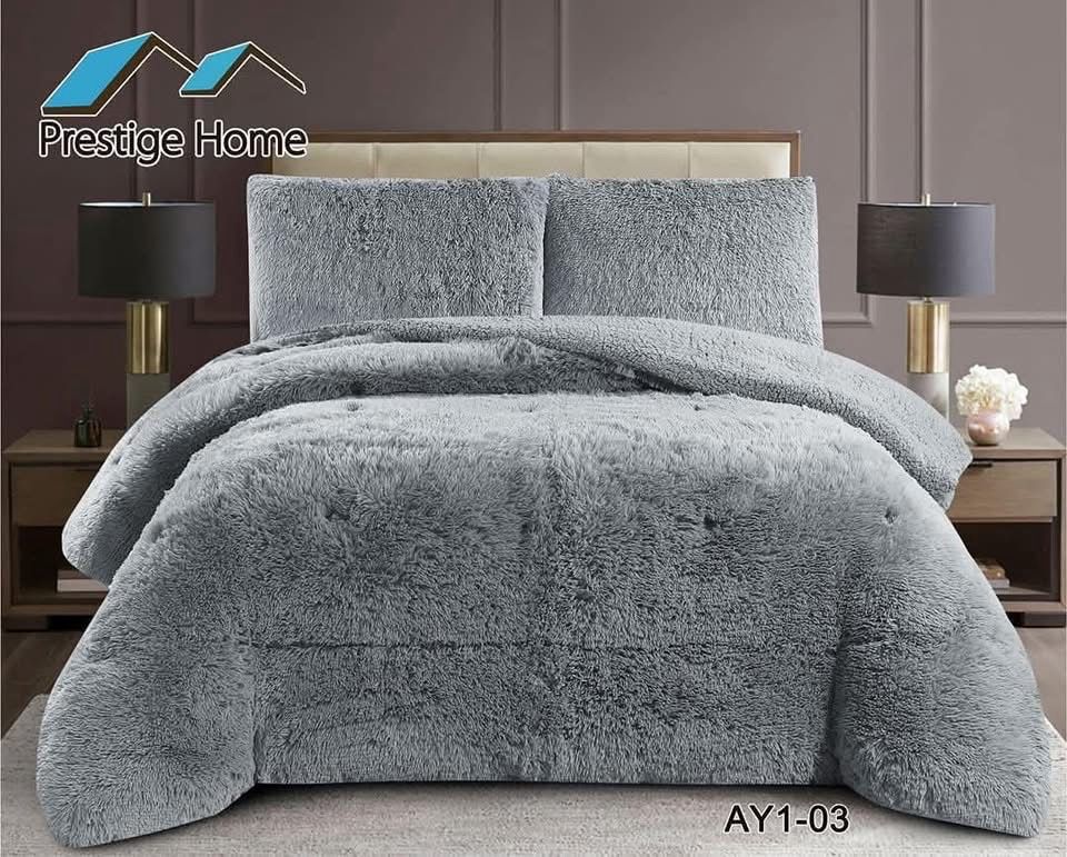 Shaggy Plain Comfort Set - Single