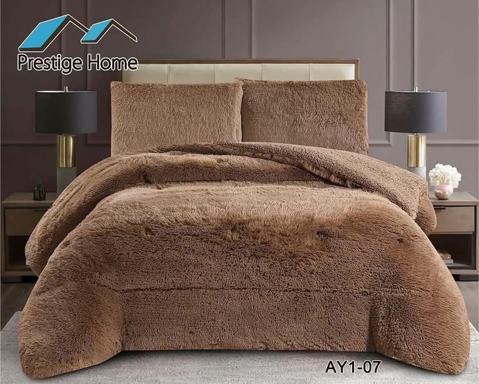 Shaggy Plain Comfort Set - Single
