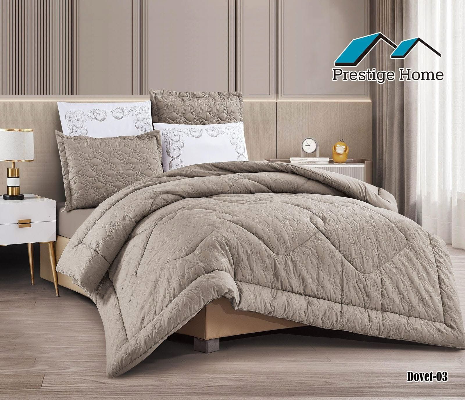 Dovet Comforter Set- Double