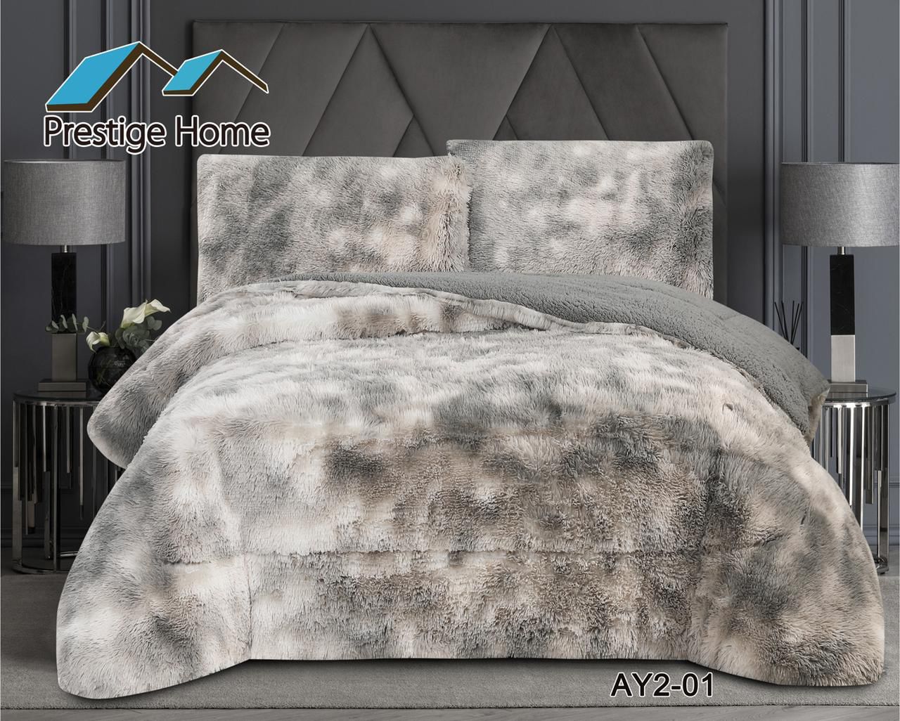 Panda Comforter Set - Double