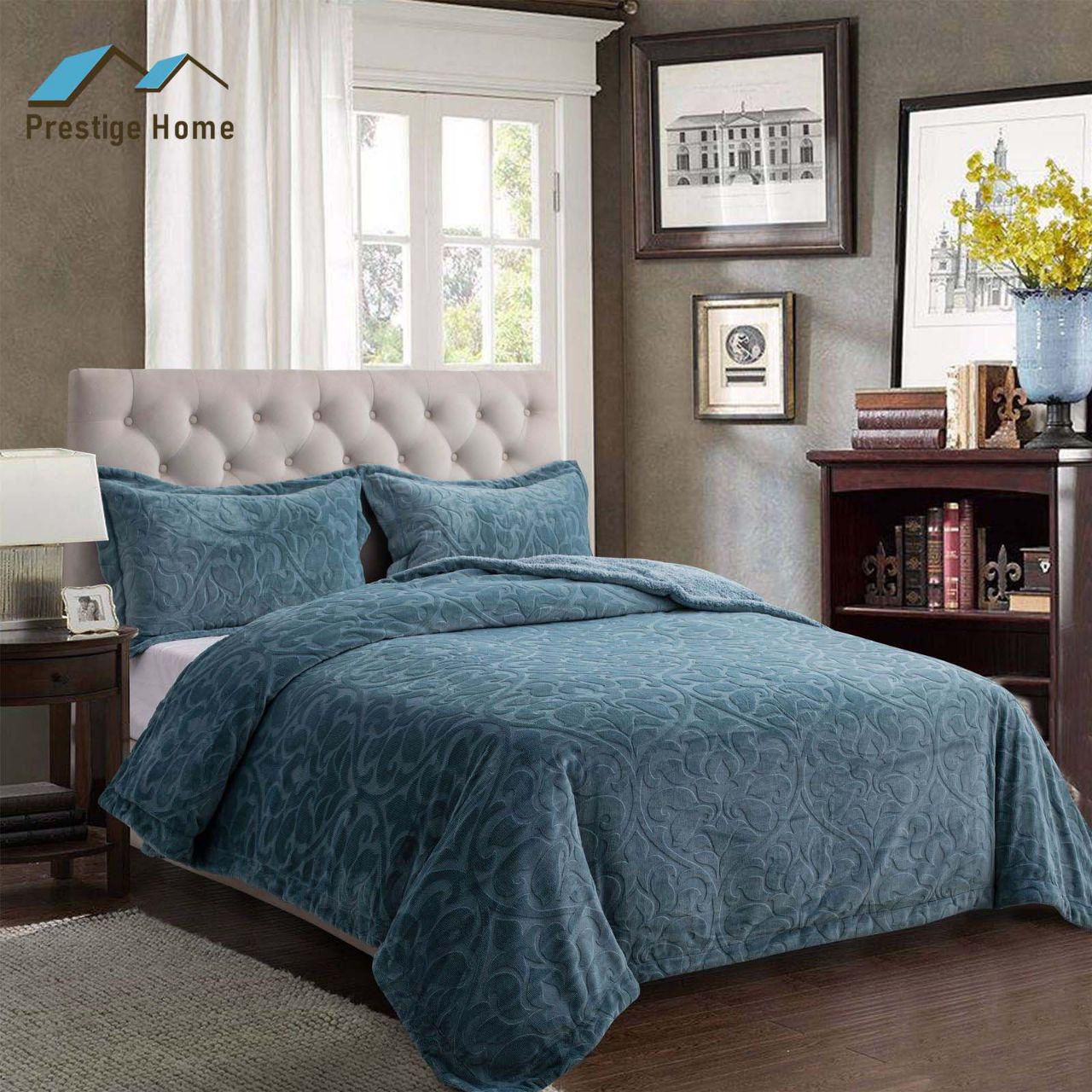 Burnout Embossed Comforter Set - Single