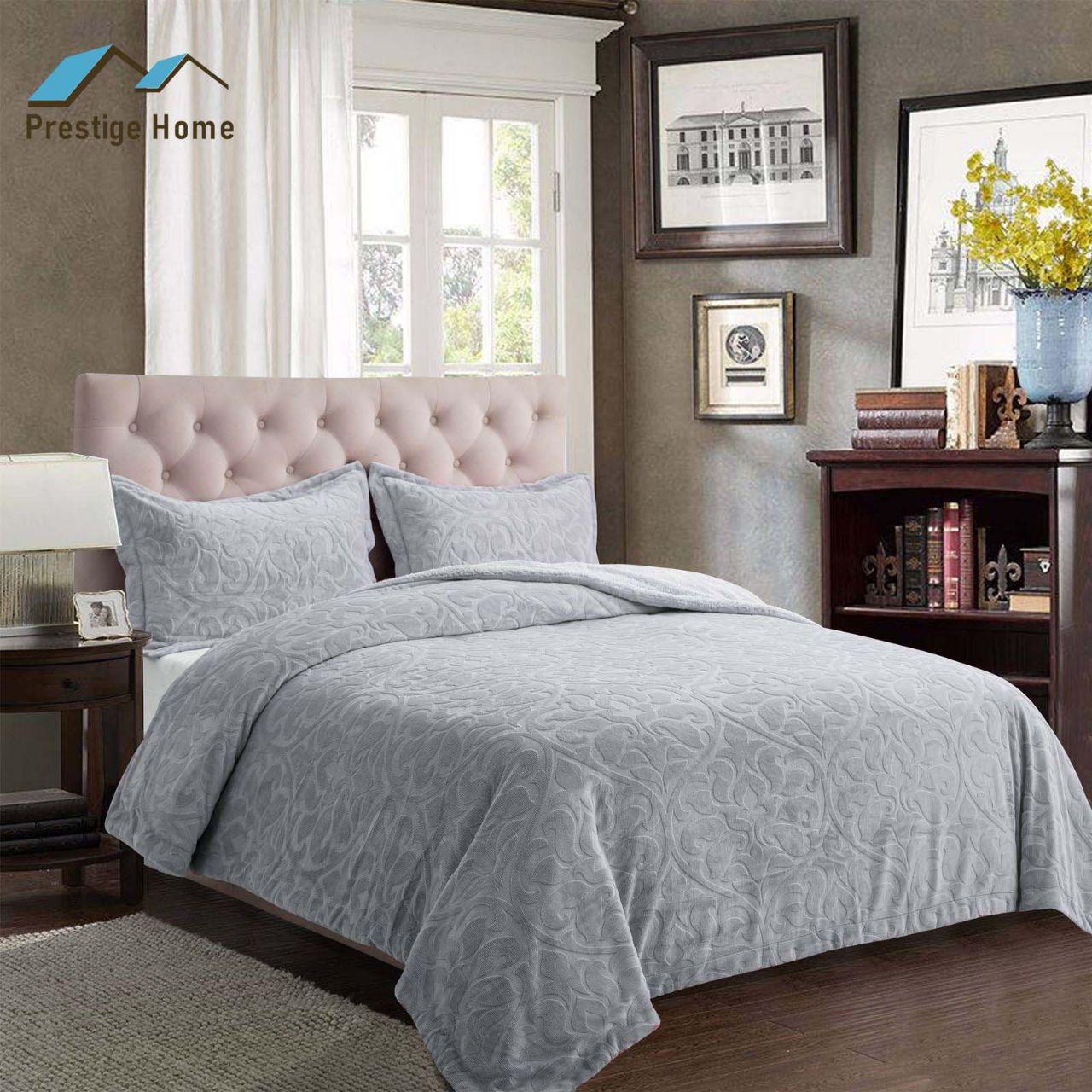 Burnout Embossed Comforter Set - Single