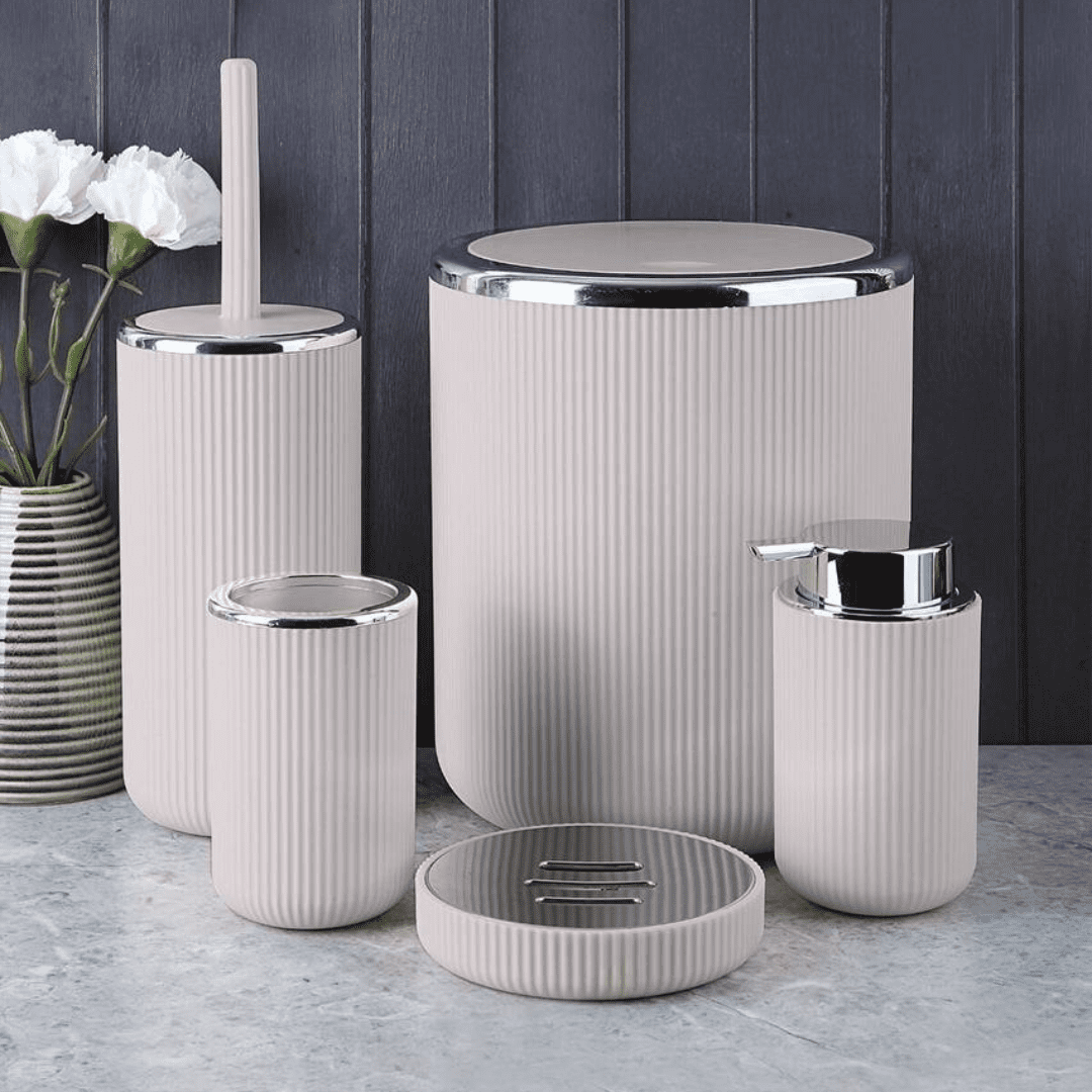 5-piece Acrylic Bathroom Set