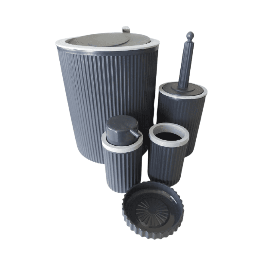 5-piece Acrylic Bathroom Set