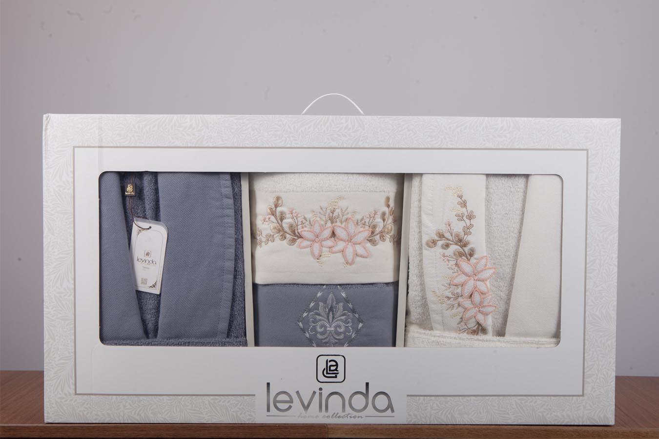 Levinda Floral Harmony Bathrobe Set – 6 pcs