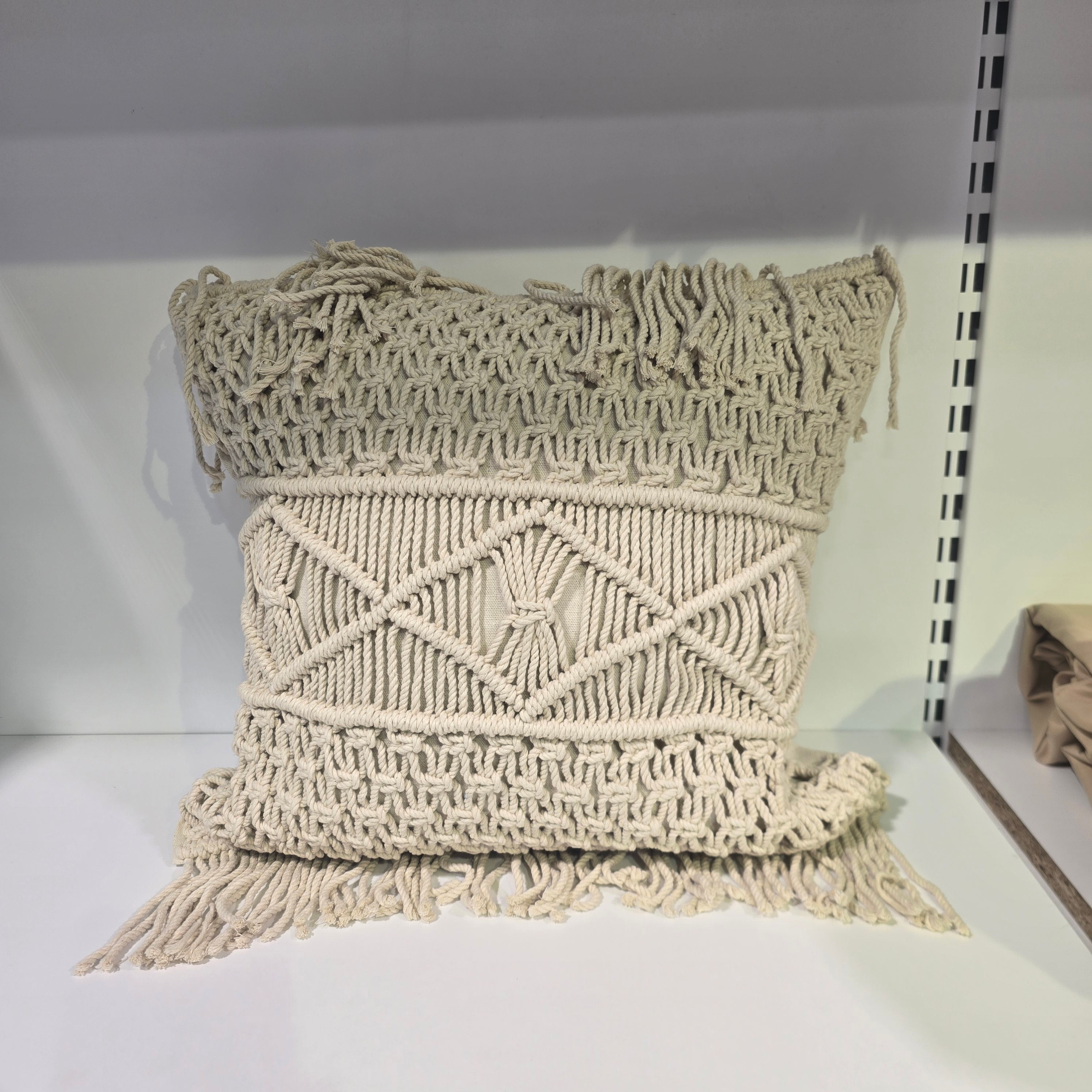 Boho Macrame Cushion Cover - 45x45 cm