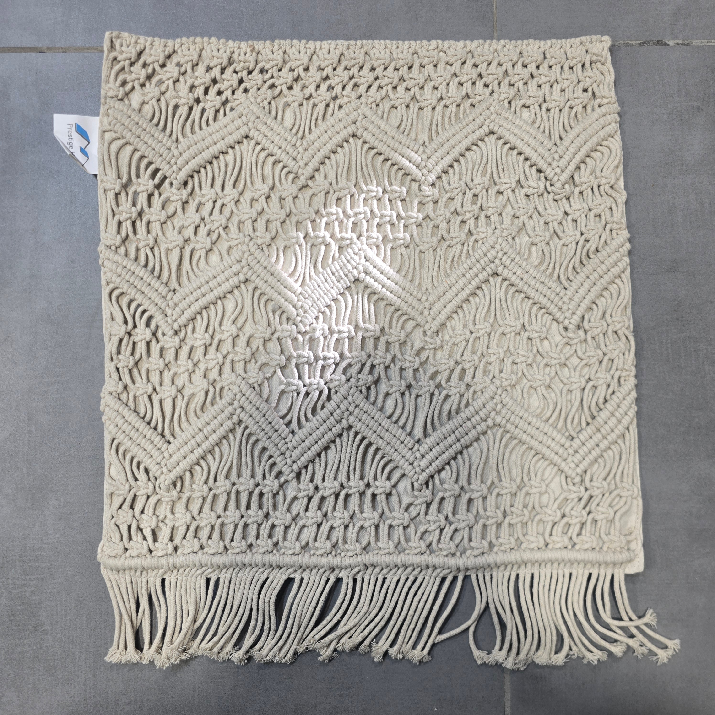 Boho Macrame Cushion Cover - 45x45 cm