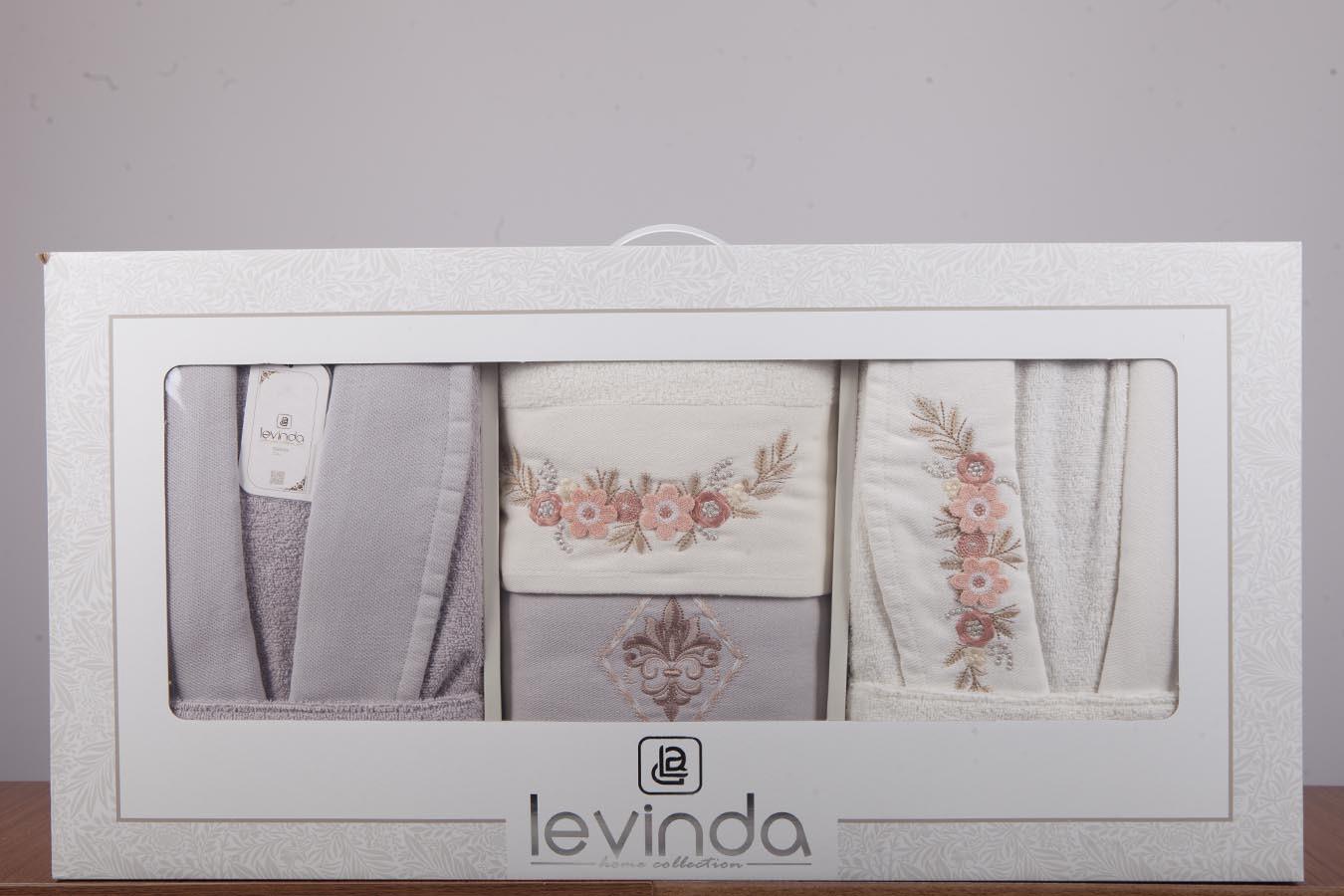 Levinda Floral Harmony Bathrobe Set – 6 pcs