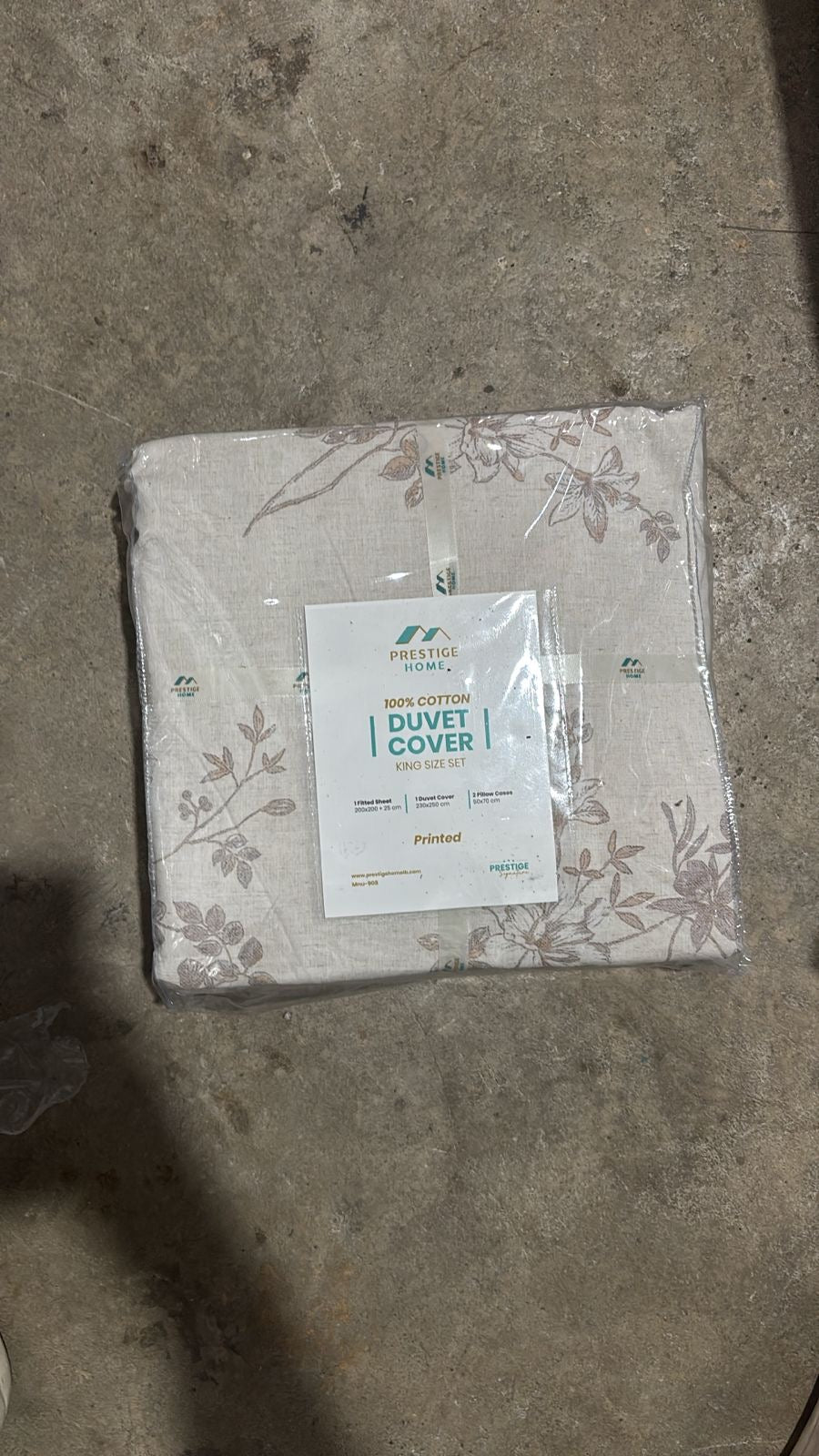 Cotton Duvet Cover Set - King