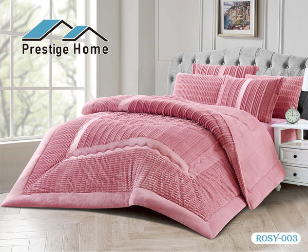 Rosy Comforter Set - Double
