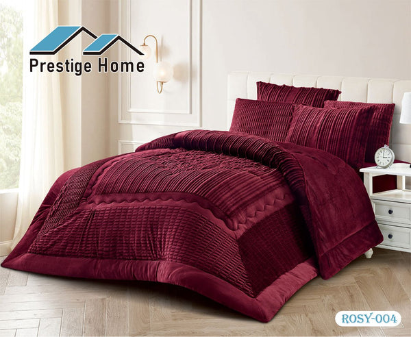 Rosy Comforter Set - Double
