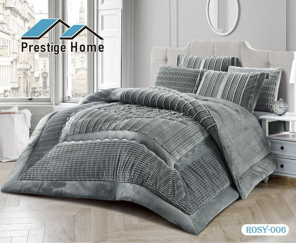 Rosy Comforter Set - Double