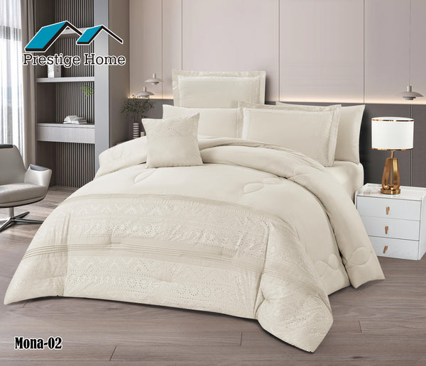 Mona Comforter Set- Double