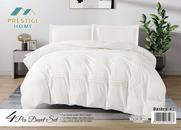 Dashed Duvet Cover Set - King