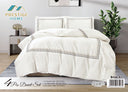 Cotton Embroidered Bean Duvet Cover Set - King